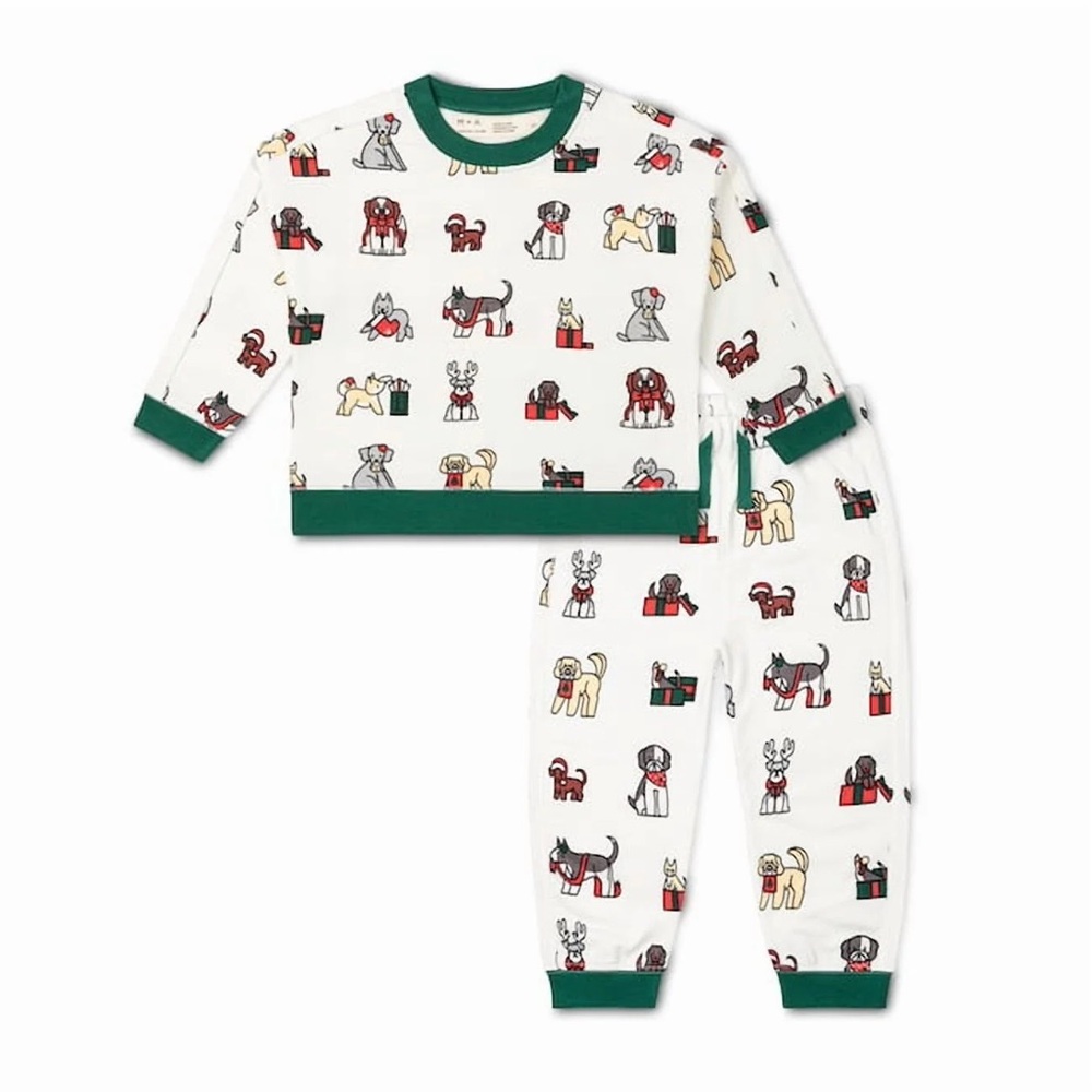 Monica + Andy Dog Print Pajamas T4